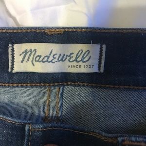 Madewell High Rise Skinny Jeans